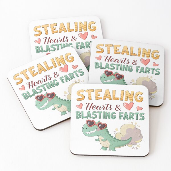 Item preview, stealing hearts blasting farts designed and sold by GogoGrove.