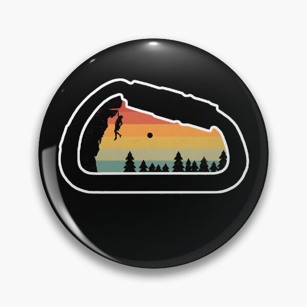 Item preview, Vintage Rock Climbing Mountain Bouldering Design designed and sold by GetGoodFit.