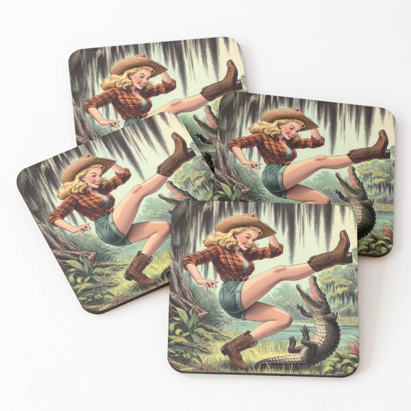 Item preview, Gator Wrestling in Daisy Dukes!  designed and sold by FloridaWildOnes.