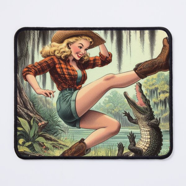 Item preview, Gator Wrestling in Daisy Dukes!  designed and sold by FloridaWildOnes.