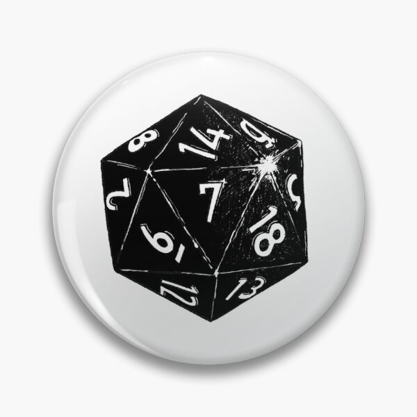 Item preview, D20 DND Dice on 7 designed and sold by artwithkristen.