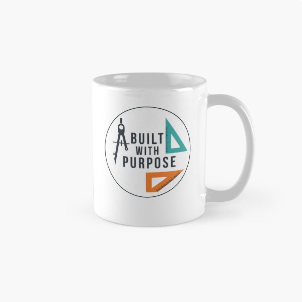 Item preview, Built With Purpose – Engineer Faith Sticker Design designed and sold by Illustrated Faith.