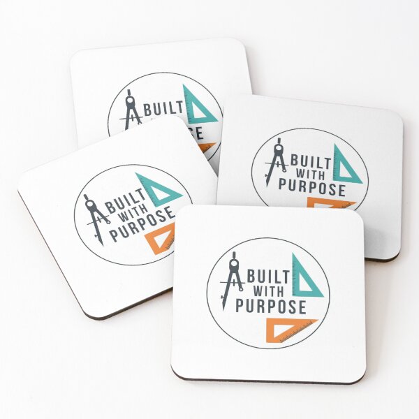 Item preview, Built With Purpose – Engineer Faith Sticker Design designed and sold by Illustrated Faith.