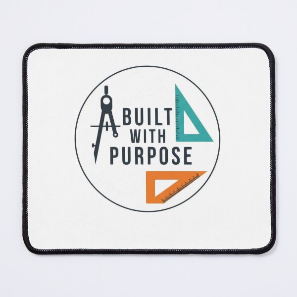 Item preview, Built With Purpose – Engineer Faith Sticker Design designed and sold by Illustrated Faith.