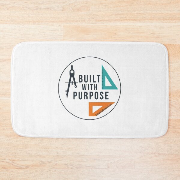 Item preview, Built With Purpose – Engineer Faith Sticker Design designed and sold by Illustrated Faith.