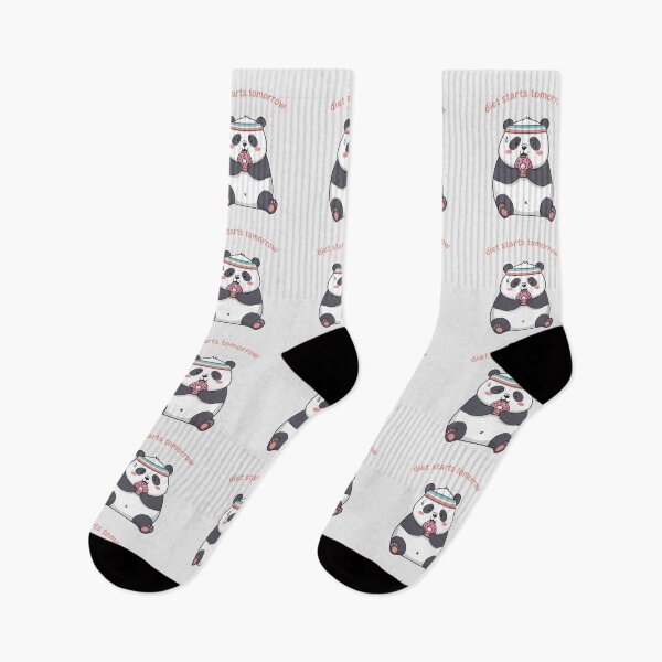 Item preview, Diet Starts Tomorrow Funny Panda Cute Relatable Meme Art designed and sold by Moon's Arts.