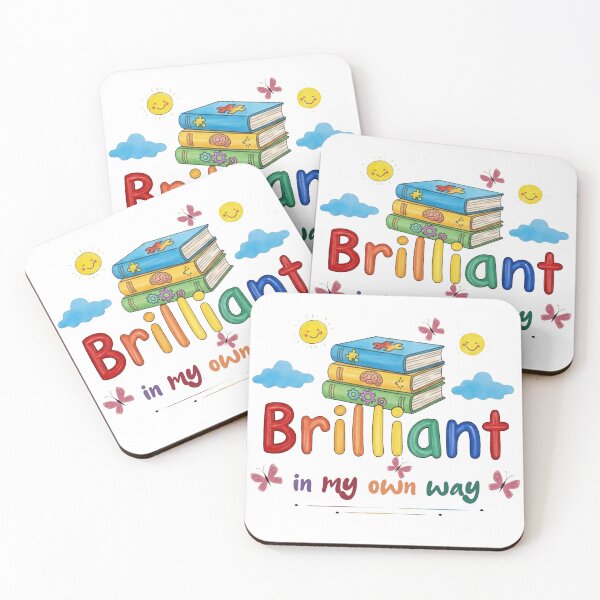 Item preview, Brilliant in My Own Way – Confident Inspirational Quote designed and sold by TextMood.