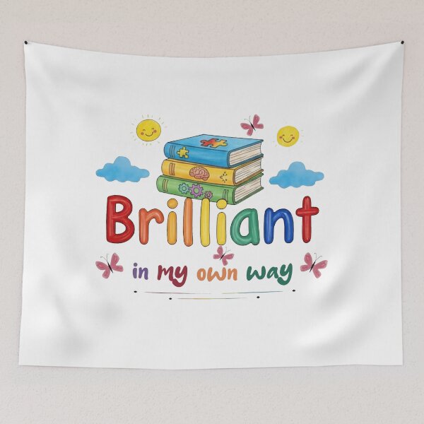 Item preview, Brilliant in My Own Way – Confident Inspirational Quote designed and sold by TextMood.