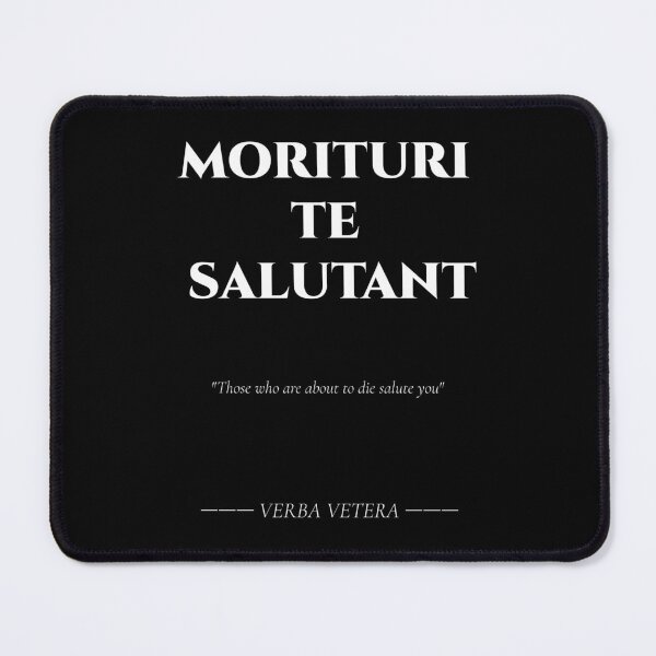 Item preview, Morituri Te Salutant – Gladiator Latin Quote designed and sold by BrushRushX.