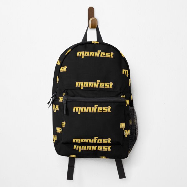 Item preview, Manifest, Futuristic Gold Typography designed and sold by Memes N Lore .