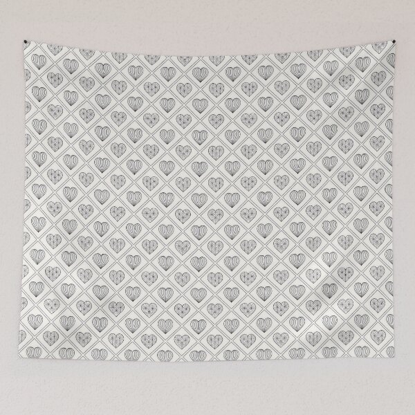 Item preview, Copy of Daisy Love – Hearts, Petals & Beige Whimsy designed and sold by PatternFlux.