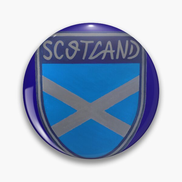 Item preview, Striking Scottish Emblem Sheild Design Unique Authentic Gift Dark Blue Background designed and sold by Arniesart85.