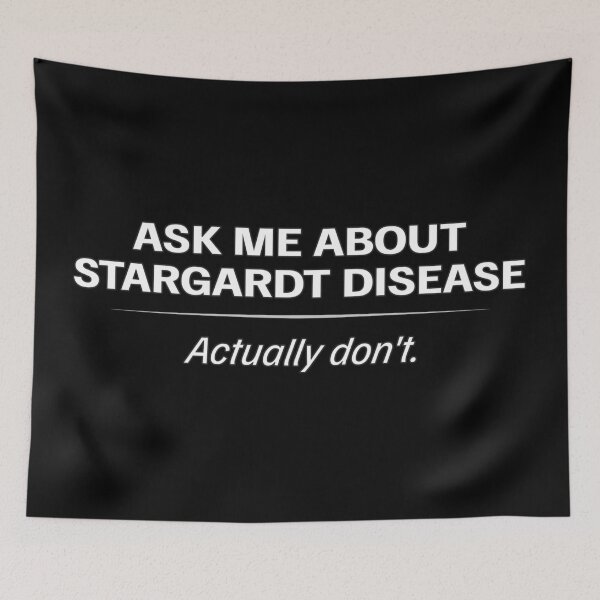 Item preview, Stargardt Disease Awareness – Ask Me About It (Actually Don’t) designed and sold by Eyepatch-Jacks.