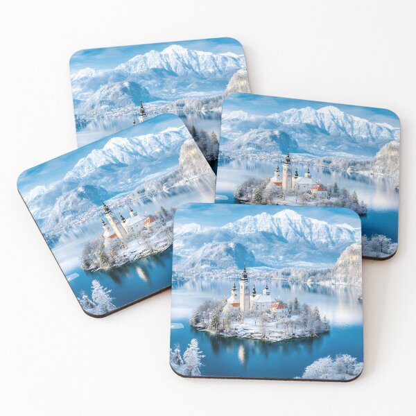 Item preview, Winter Wonderland at Lake Bled, Slovenia's Gem designed and sold by Artessie.