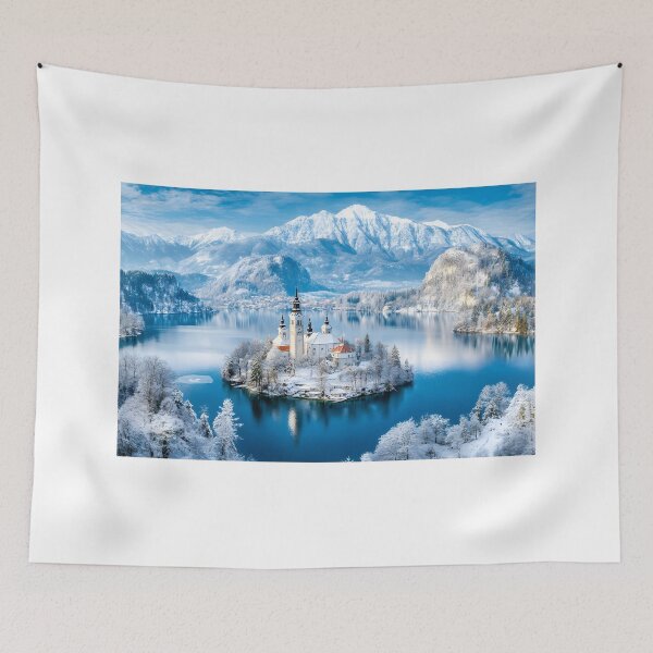 Item preview, Winter Wonderland at Lake Bled, Slovenia's Gem designed and sold by Artessie.