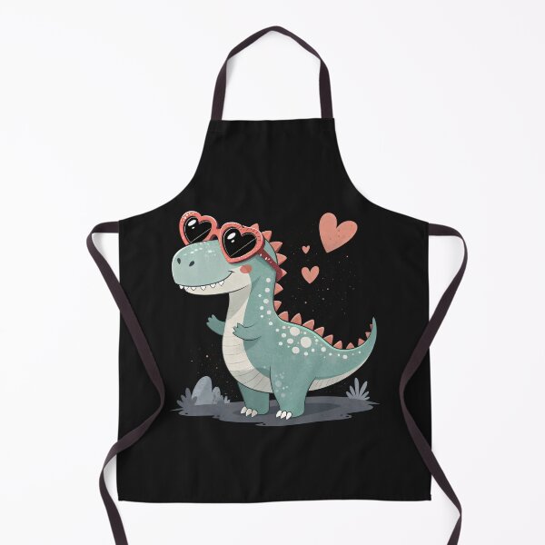 Item preview, dinosaur wearing heart-shaped sunglasses. designed and sold by GogoGrove.