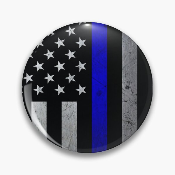 Item preview, Thin Blue Line Grunge American Flag 2.0 designed and sold by artistwill.