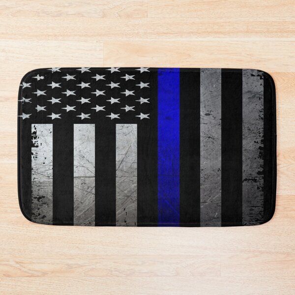 Item preview, Thin Blue Line Grunge American Flag 2.0 designed and sold by artistwill.