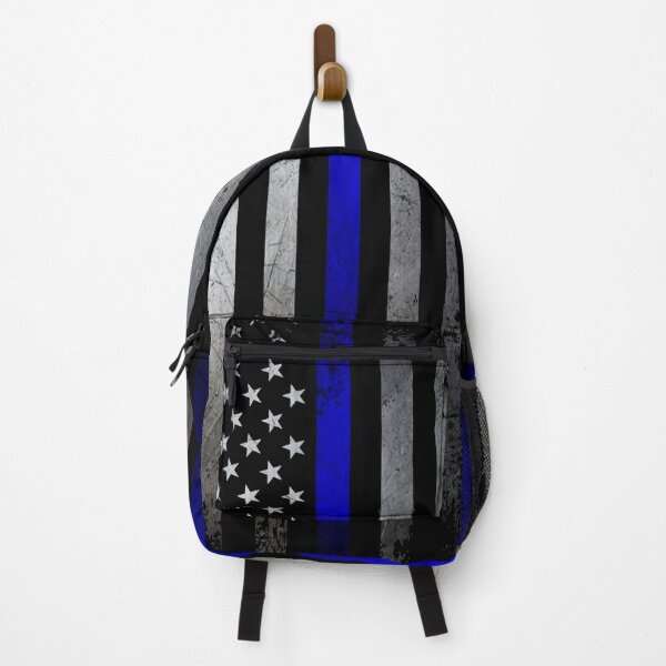 Item preview, Thin Blue Line Grunge American Flag 2.0 designed and sold by artistwill.