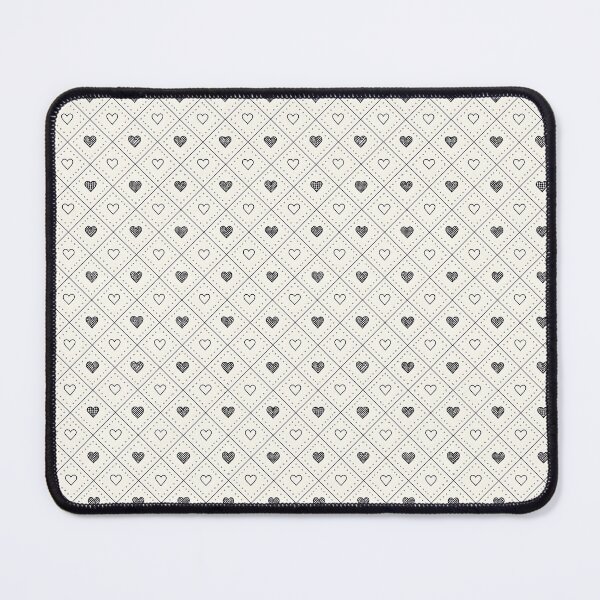 Item preview, Heart Tile – Retro Grid & Textured Love designed and sold by PatternFlux.