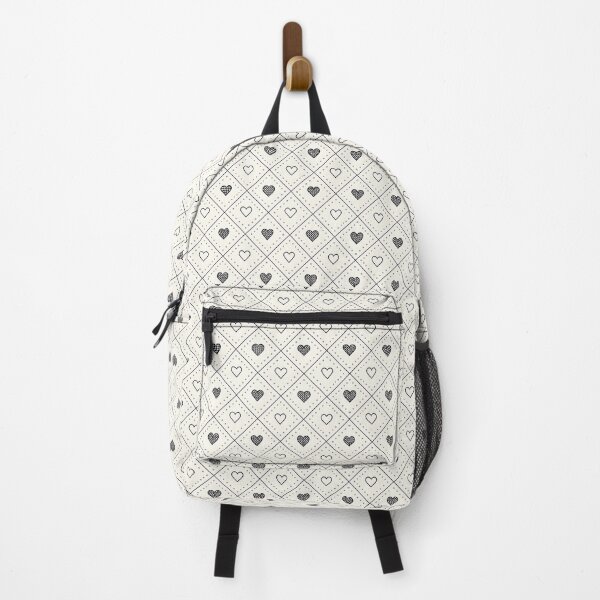 Item preview, Heart Tile – Retro Grid & Textured Love designed and sold by PatternFlux.