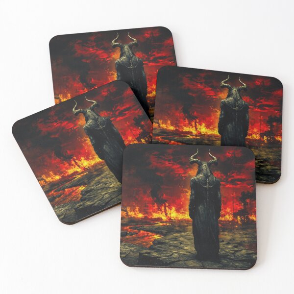 Item preview, Horned Sentinel in a Burning Wasteland designed and sold by Insomnia Art Designs.