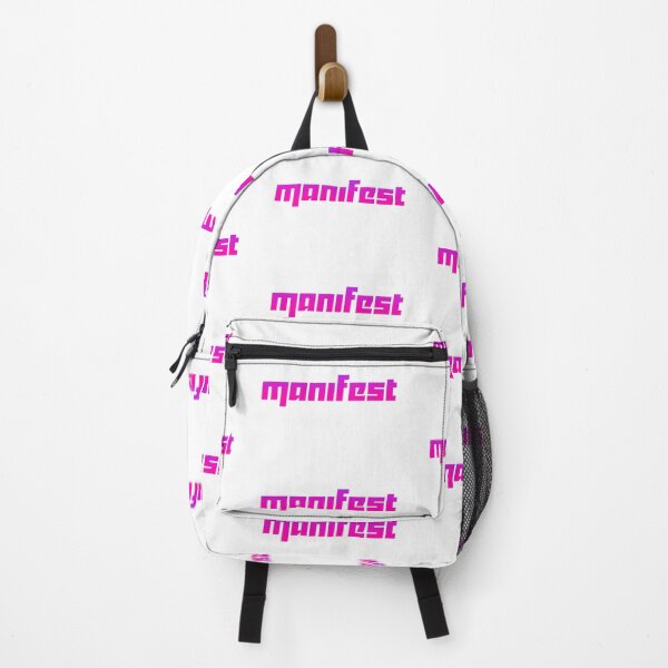 Item preview, Manifest, Futuristic Pink Typography designed and sold by Memes N Lore .