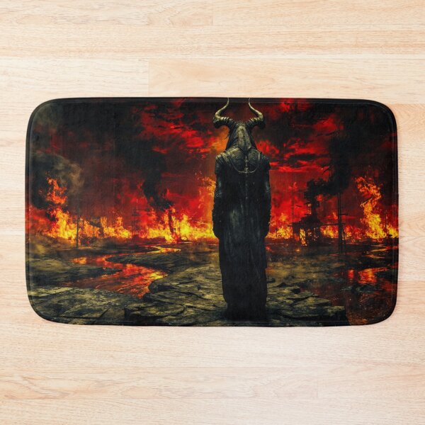 Item preview, Horned Sentinel in a Burning Wasteland designed and sold by Insomnia Art Designs.