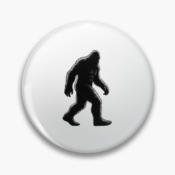Item preview, Bigfoot Silhouette Walking Cryptid Hunter designed and sold by SofenArt.