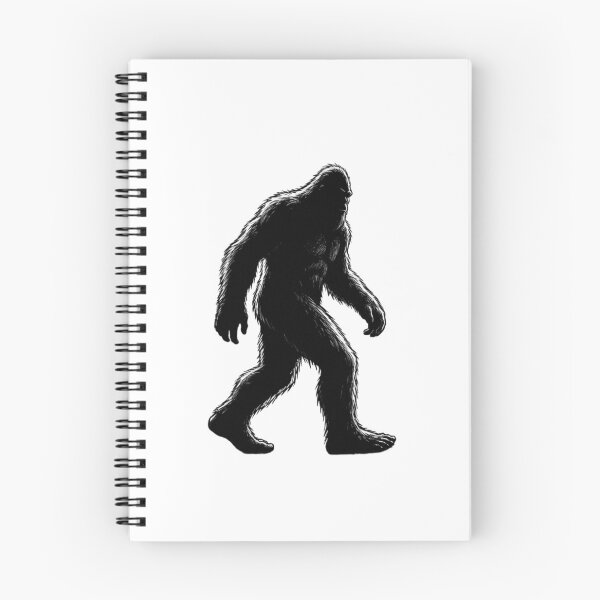 Item preview, Bigfoot Silhouette Walking Cryptid Hunter designed and sold by SofenArt.