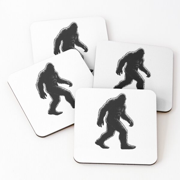 Item preview, Bigfoot Silhouette Walking Cryptid Hunter designed and sold by SofenArt.