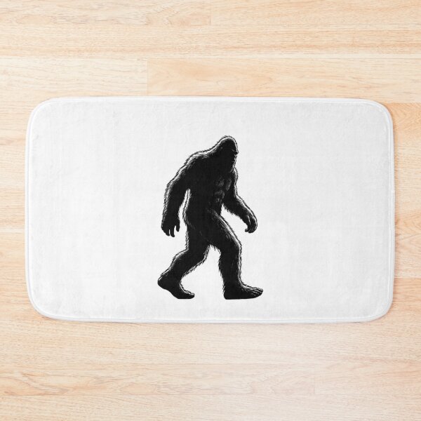 Item preview, Bigfoot Silhouette Walking Cryptid Hunter designed and sold by SofenArt.