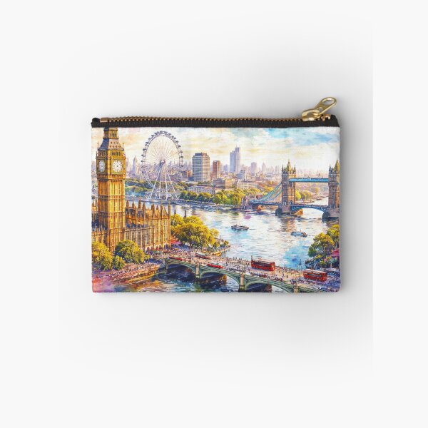 Item preview, Colorful London cityscape designed and sold by juthamas8426.