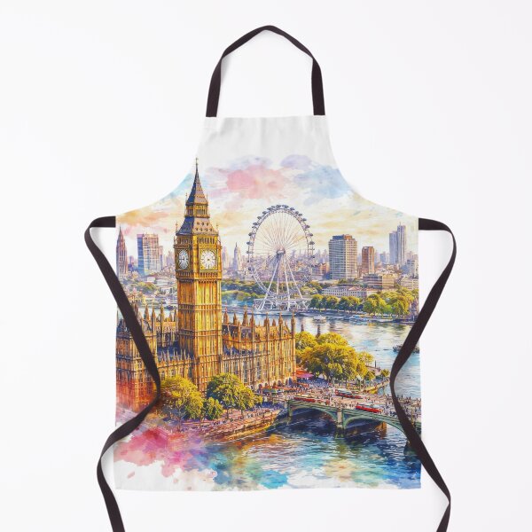 Item preview, Colorful London cityscape designed and sold by juthamas8426.