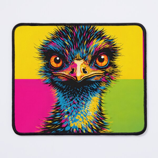 Item preview, Pop Art Emu with Electric Attitude designed and sold by ZestArtStudio.