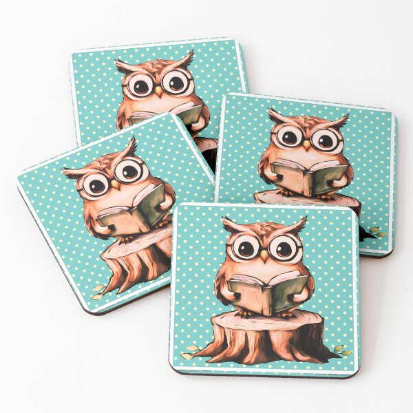 Item preview, Owl reading designed and sold by Rossmary Pigas.