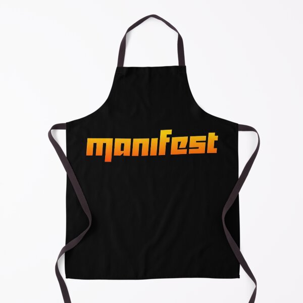 Item preview, Manifest, Futuristic Orange Typography designed and sold by Memes N Lore .