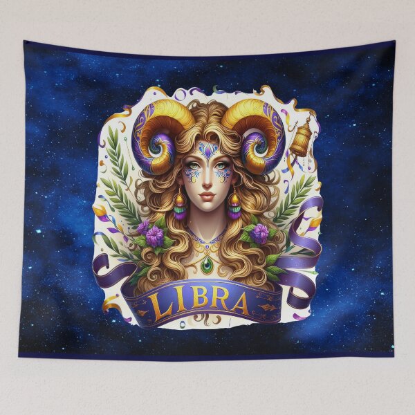 Item preview, Libra Zodiac Mardi Gras Balance & Beauty designed and sold by MysticOzzy.