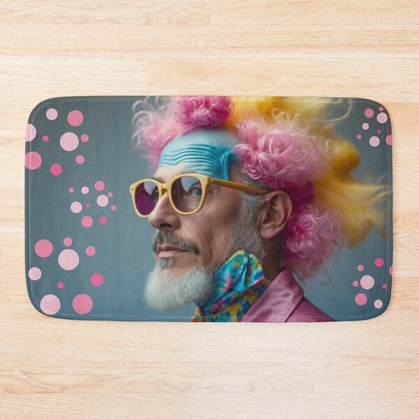 Item preview, Colorful Clown Portrait with Stylized Makeup and Whimsical Hairstyle designed and sold by sneidere9dace.