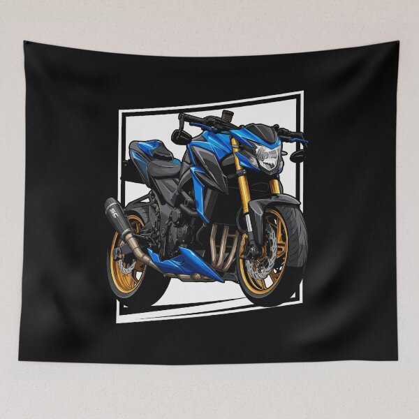 Item preview, Suzuki GSX-S 750 Close-Up Naked Motorcycle Illustration designed and sold by enzoade.