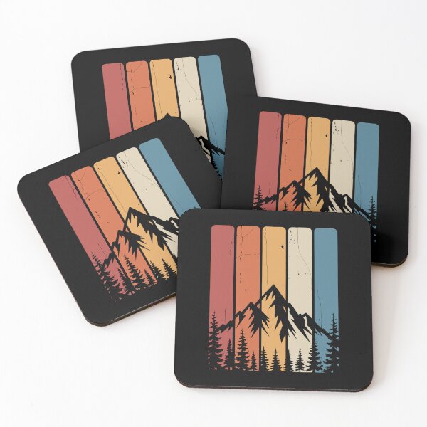 Item preview, Retro Mountain Silhouette designed and sold by jkrphoto.