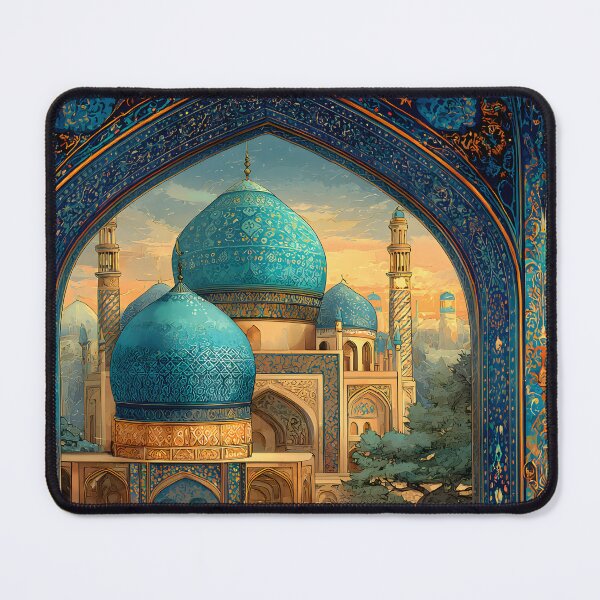Item preview, Stunning Blue Domed Architecture Under A Twilight Sky designed and sold by Artessie.