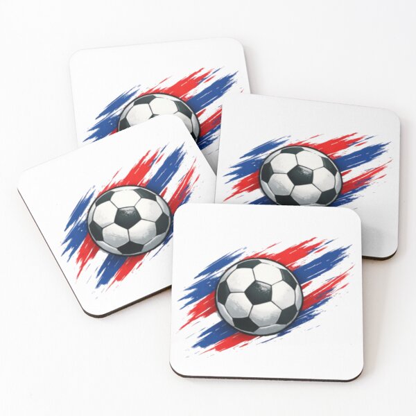 Item preview, Red & Blue Soccer Ball T-Shirt | Football Fan Graphic Tee | FIFA 2026 designed and sold by YASboutik.