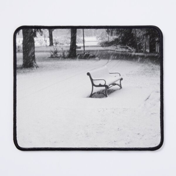 Item preview, Snowy Park Bench in Winter designed and sold by jklune.