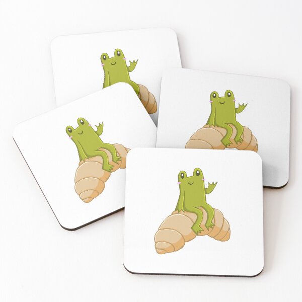 Item preview, Frog on Croissant designed and sold by Robiscuit.