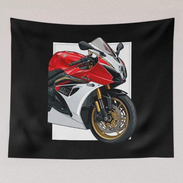 Item preview, Suzuki GSX-R 1000 Detailed Close-Up Motorcycle Artwork designed and sold by enzoade.