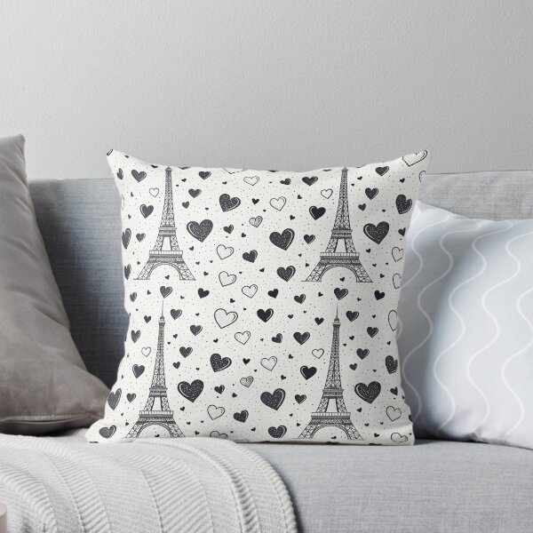 Item preview, Paris Hearts – Tower, Texture & Romance Grid designed and sold by PatternFlux.