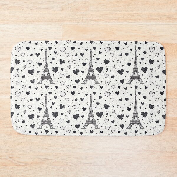 Item preview, Paris Hearts – Tower, Texture & Romance Grid designed and sold by PatternFlux.