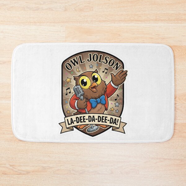 Item preview, Owl Jolson “La-Dee-Da-Dee-Da!” designed and sold by BADGECRAFT STUDIO.