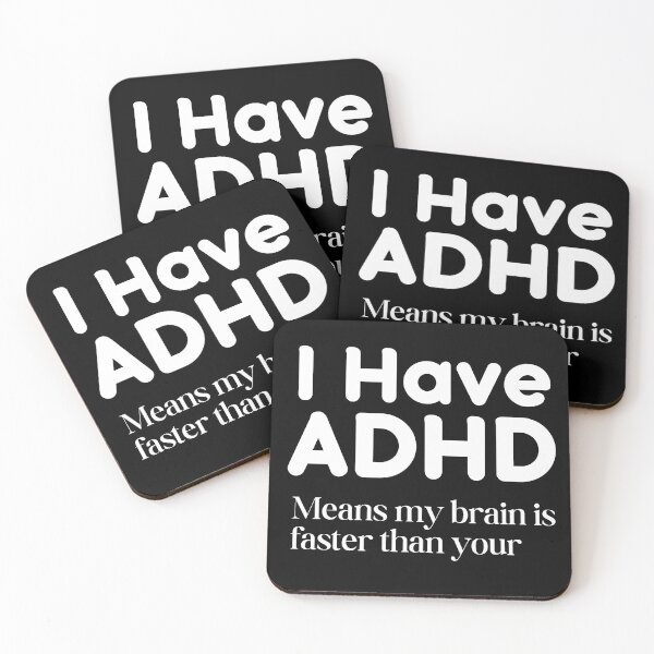 Item preview, ADHD Sarcasm funny quotes designed and sold by Marti’s Shop Corner.